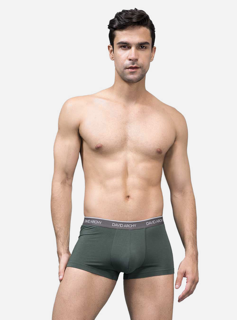 BIATWOWR Men's Boxer Trunks Dual Pouch Underwear Separated Bulge Ball Pouch  Boxer Shorts Low Rise Enhancing Underwear Briefs - ShopStyle