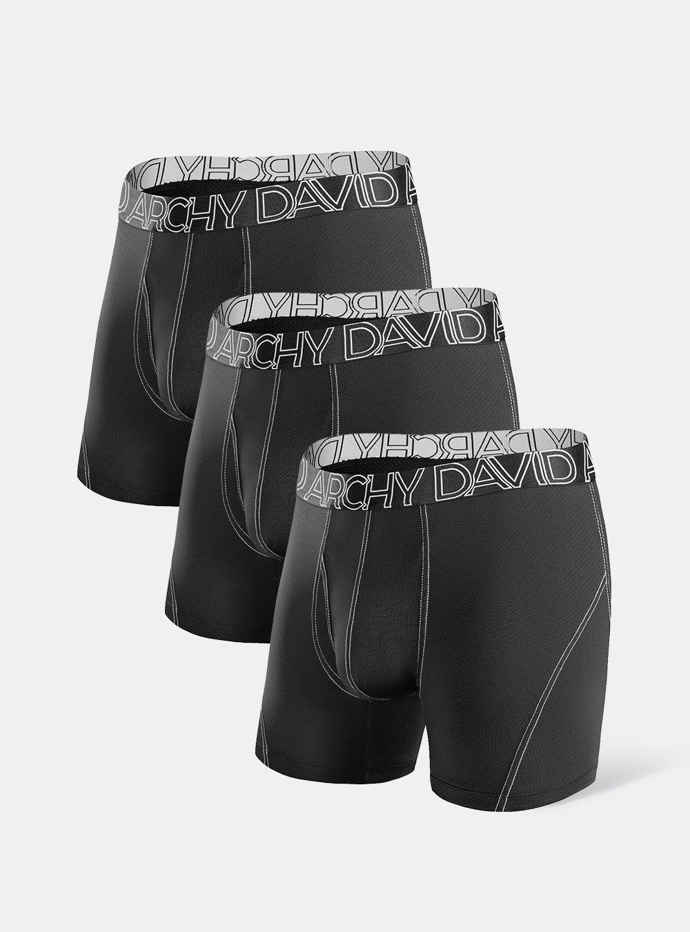 6 Pack Boxer Briefs Men Performance Sports Underwear Cool Quick Dry Waist 