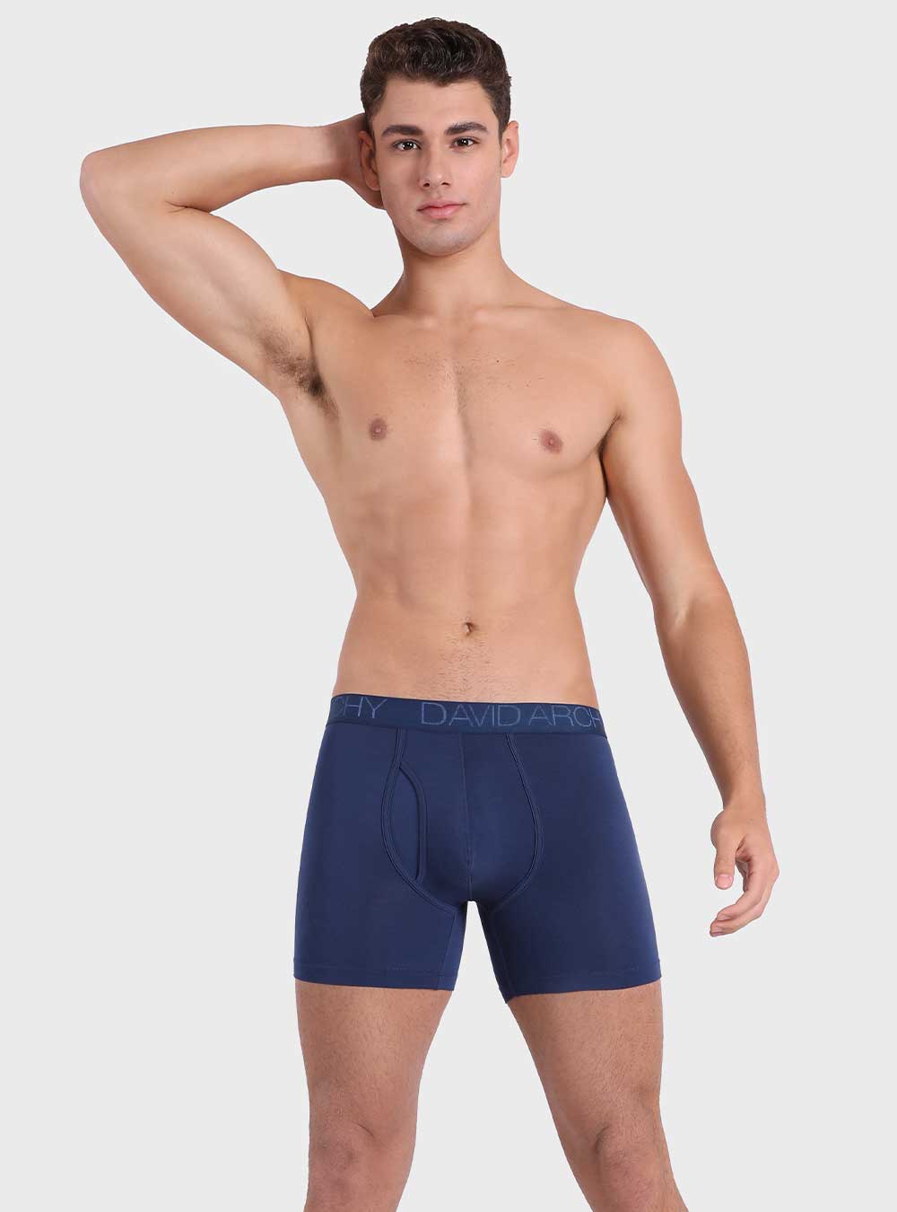 BIATWOWR Men's Boxer Trunks Dual Pouch Underwear Separated Bulge Ball Pouch  Boxer Shorts Low Rise Enhancing Underwear Briefs - ShopStyle